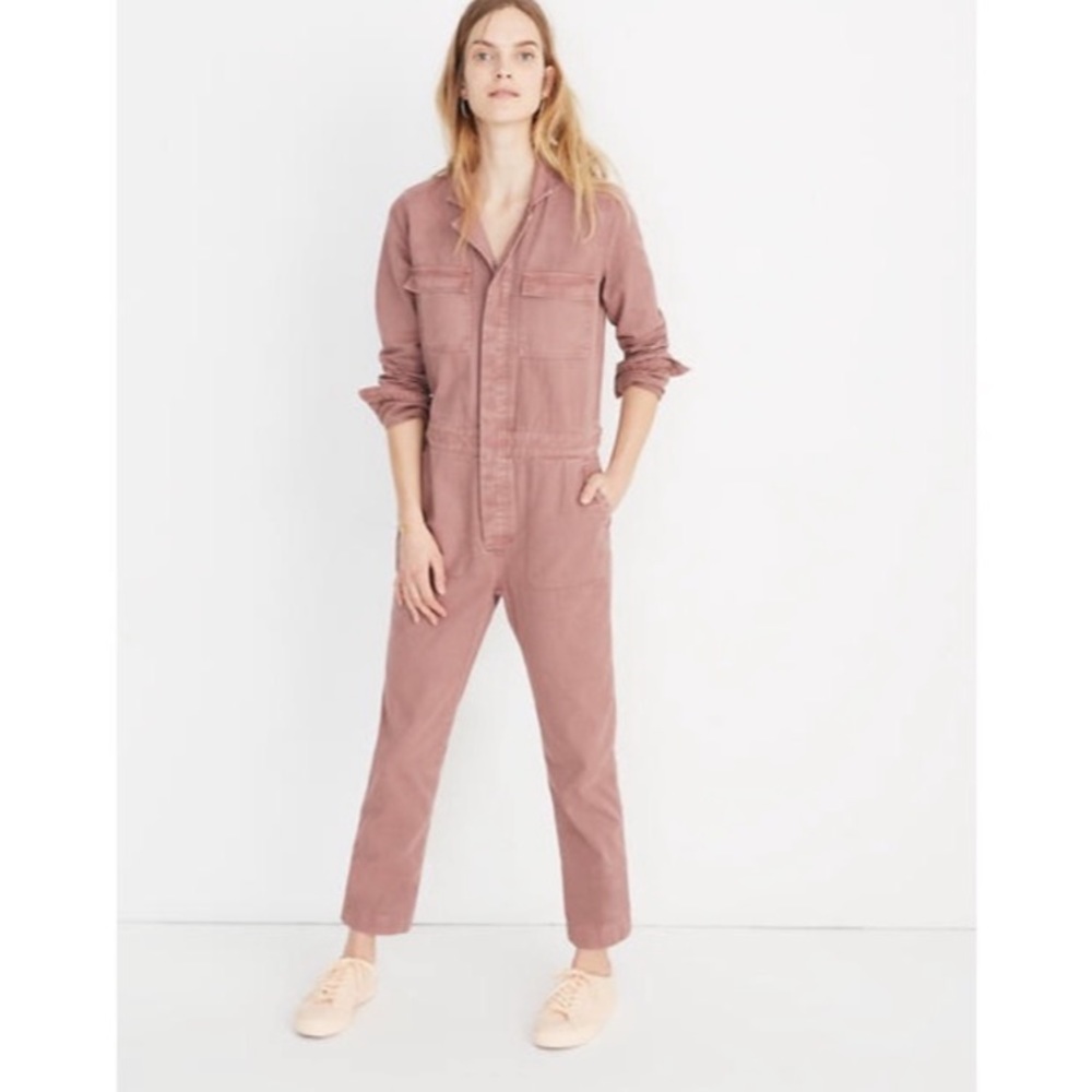 Madewell Coverall in Dried Rosebud